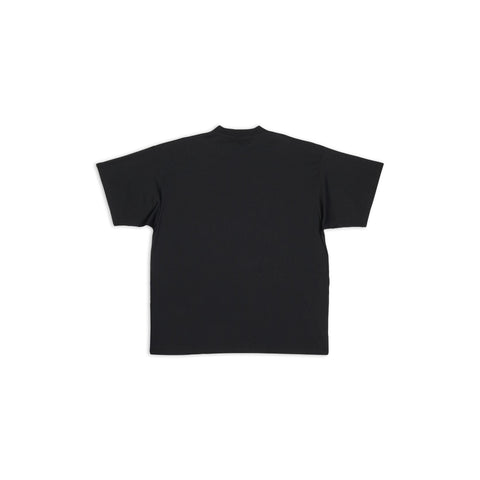 MEN'S T-SHIRT OVERSIZED IN BLACK(summer preferred)