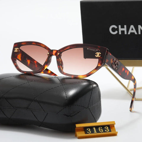 4 color fashion  inlaid letter polarized sunglasses