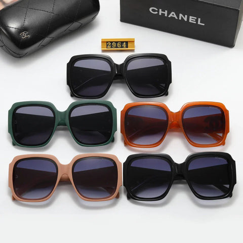 5 Colors Simple Fish Pattern Polarized Sunglasses