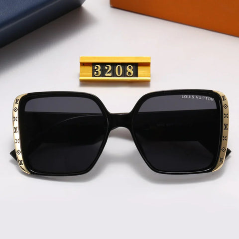 7  Colors Luxury Letter Print Frame Women's Fashion Sunglasses