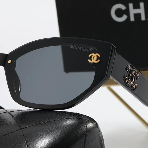 4 color fashion  inlaid letter polarized sunglasses