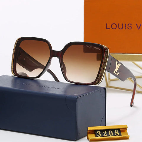 7  Colors Luxury Letter Print Frame Women's Fashion Sunglasses