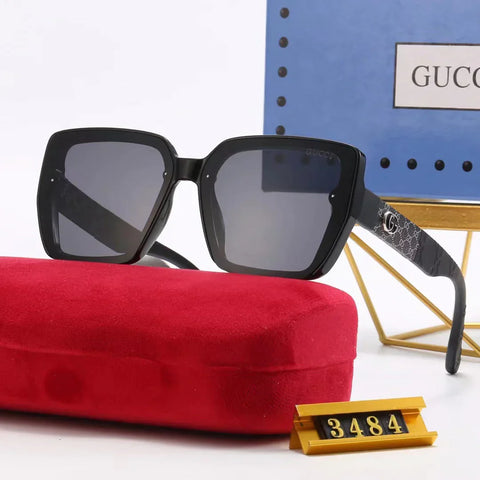 4-color fashion printing temple polarized sunglasses