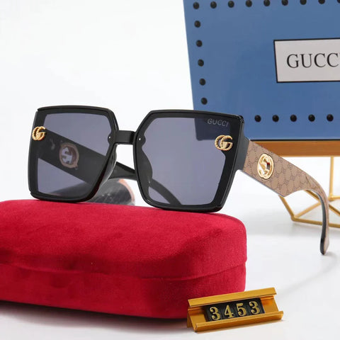 5-color fashion double graffiti printing sunglasses