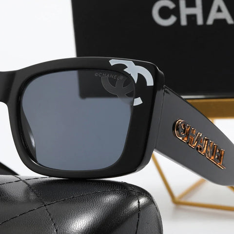 4 color fashion double  print frame polarized sunglasses