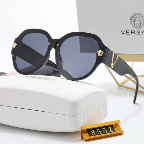6-color fashion letter temple sunglasses polarized glasses