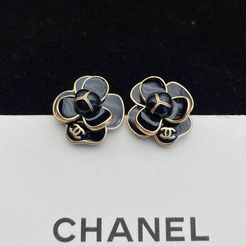 Elegant Camellia Stud Earrings