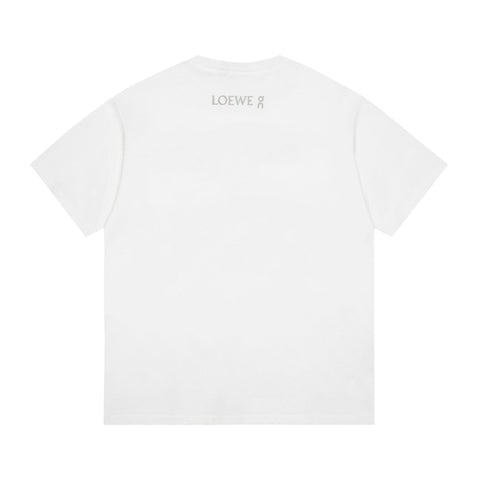 Fluorescent logo print T-shirt