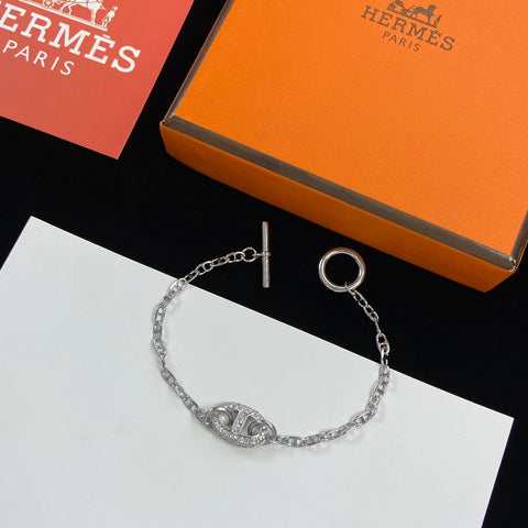 Classic Farandole Logo Silver Jewelry Set